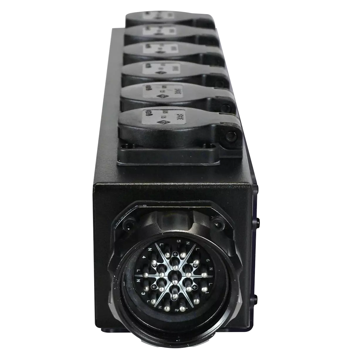 FBAR 6×1F–SSX19 Socapex 19-pin power distribution unit